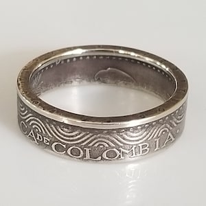 Colombia Coin ring | Handmade Rings | Colombia Jewelry | Unique Gift | Travel gift