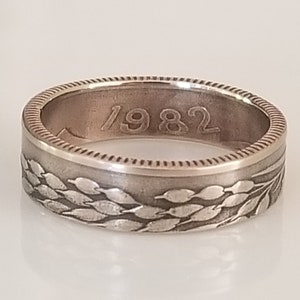 South Korea Coin Ring | Korea Ring | South Korea Jewelry | Handmade Ring | Unique gift | Travel gift