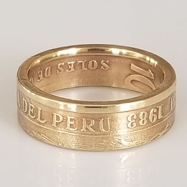 Peruvian Coin Ring | Peru Coin Ring | Handmade Coin Ring | Unique Gift | Travel gift