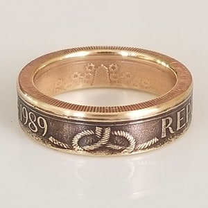 Portugal Coin Ring | Portugal Ring | Portugal Jewelry | Unique Gift Handmade Ring | Travel Gift