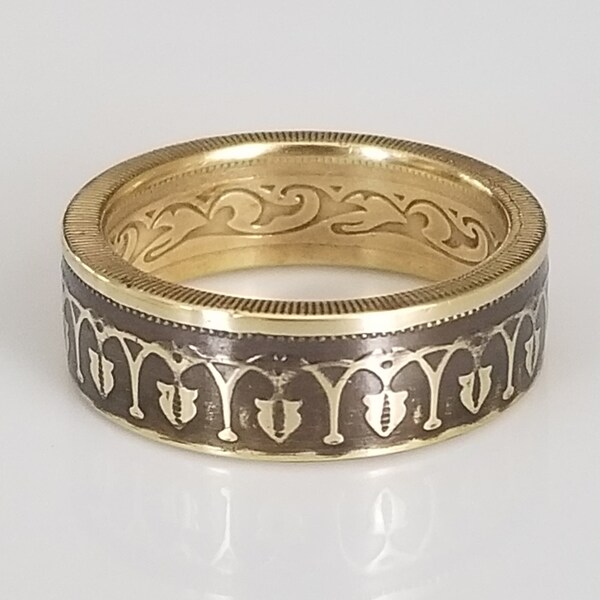 Coin Ring (Tunisie) | Modèle méditerranéen | bague | faite à la main | cadeau unique Cadeau de voyage