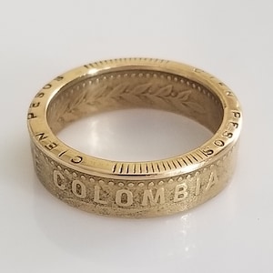 Colombian Coin Ring | Colombia Ring | Handmade Ring | Colombian Jewelry |Travel Gift | Unique gift