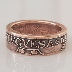 Portugal 1 Escudo Coin Ring | Portugal Ring | Handmade Ring | Travel gift | Unique Gift