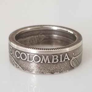 Colombian Coin Ring | Handmade Coin Ring | Colombian Jewelry | Men Ring | Women Ring | Unique Gift | Travel Gift