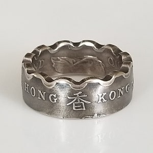 Hong Kong Coin Ring | Hong Kong Ring| Handmade Ring | Unique Gift | Travel Gift