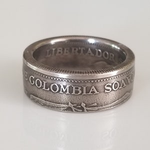 Colombia Coin Ring | Handmade Ring | Colombia Jewelry | Unique Gift | Travel Gift