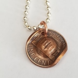 Cute Cowboy Cowgirl Hat Necklace | Handmade From Pennies | Custom Coin Pendant | Unique Gift | Coin Jewelry | Penny Jewelry