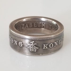 Hong Kong Coin Ring | Hong Kong Ring | Handmade Ring | Unique gift | Travel gift