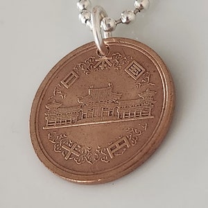 Japanese Coin Necklace | Japan Coin Necklace | Unique Gift | Travel Gift