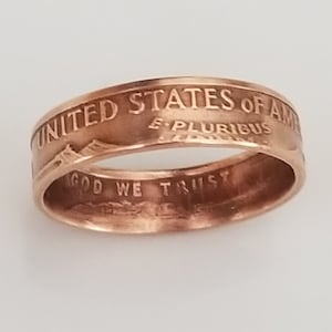 US Penny Münzring | Lincoln Penny Münzring | Pinky Midi Schmuck | Lincoln Penny Schmuck