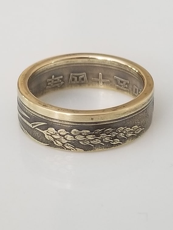 Japanese 5 Yen Coin Ring | Lucky Ring | Travel Ring | Handmade