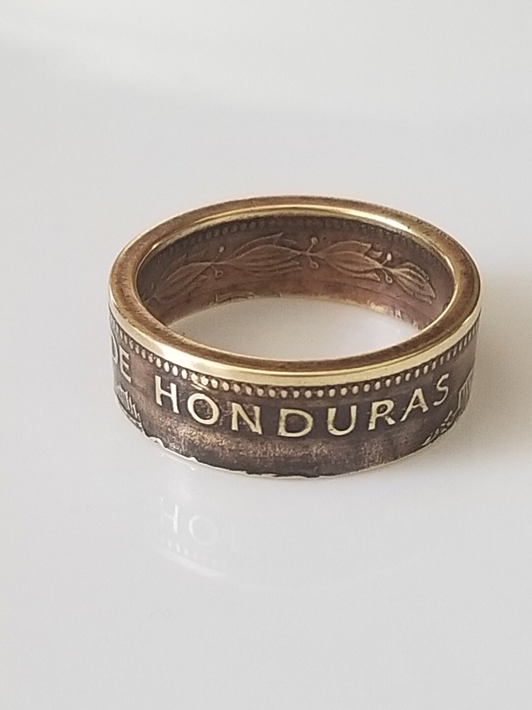 Honduras Coin Ring Honduras Ring Coin Jewelry Handmade - Etsy