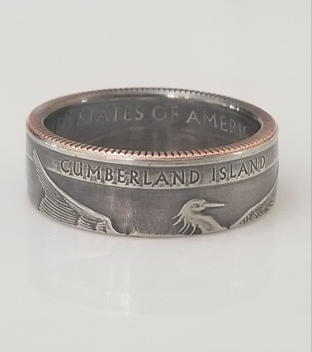 Cumberland Island Coin Ring Handmade Ring Unique Gift Travel