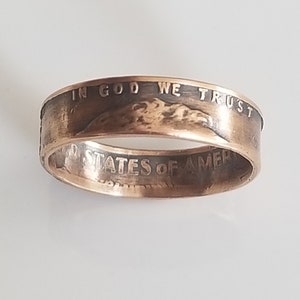 US Penny Münzring | Lincoln Penny Münzring | Lincoln Penny Schmuck | Pinky Midi Schmuck | Münzschmuck