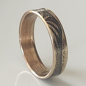 Israel Coin Ring ( Palm ) Israel Ring | Israel Jewelry | Unique Gift Handmade Ring | Travel Gift