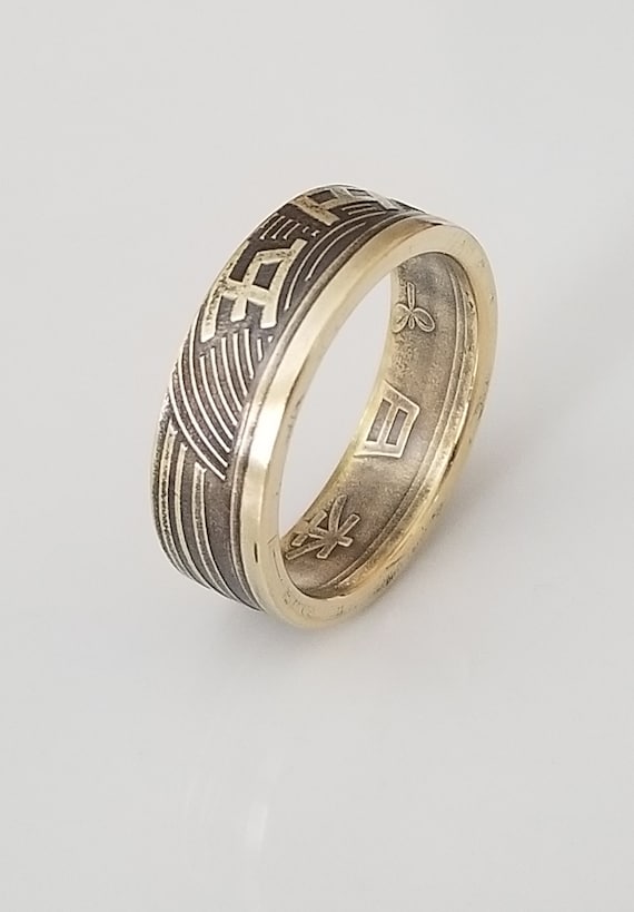 Japanese 5 Yen Coin Ring | Lucky Ring | Travel Ring | Handmade
