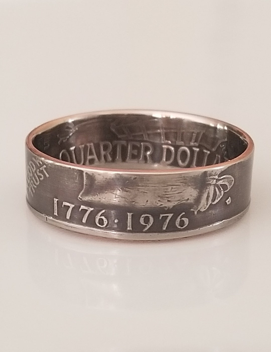 Bicentennial Coin Ring | 1776-1976 Bicentennial | Quarter Coin Ring ...