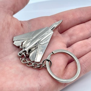 ALL METAL F14 Tomcat keychain Top Gun Maverick Zipper Pull