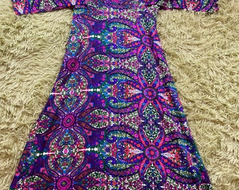 Authentic Vintage 70s Kaftan Dress!