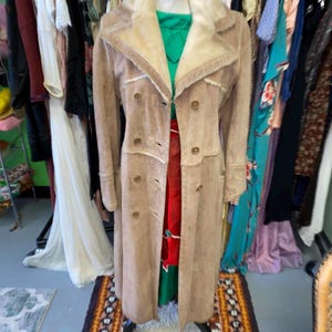 Authentic Vintage 1970s Suede Coat!