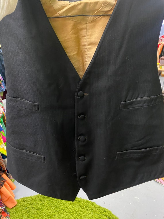 Authentic Antique Mens 20s Coat And Vest! - image 4