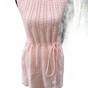 Authentic Vintage 1970s Crocheted Dress!