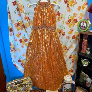 Authentic Vintage 1960s Formal Dress!