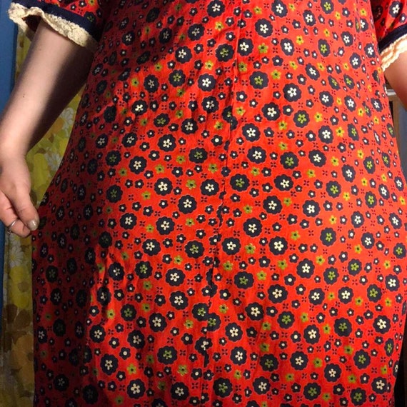 Authentic Vintage 60s Maxi Dress! - image 3