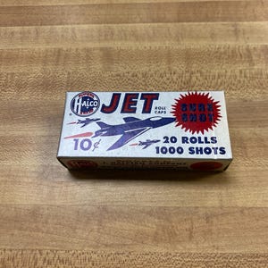 Authentieke vintage jaren 60 Dead Stock Halco jetroll-doppen voor speelgoedpistool!