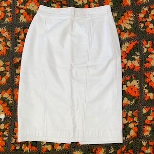 Authentic Vintage 80s Leather Skirt!