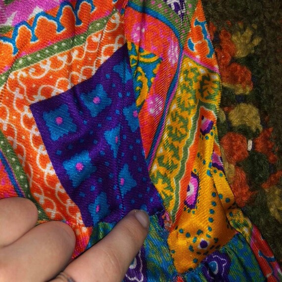 Authentic Vintage 60s Psychedelic Dress! - image 3