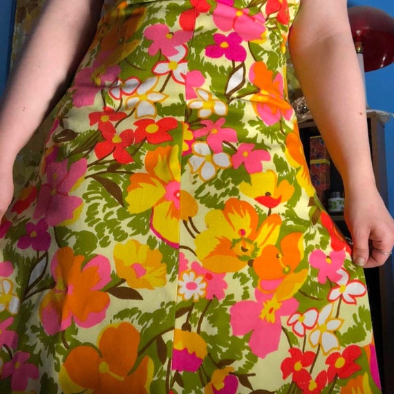 Authentic Vintage 60s Maxi Dress! - image 2