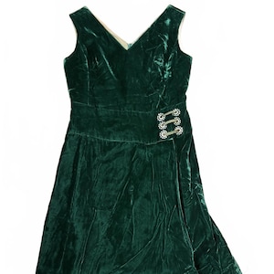 Authentic Vintage 1970s Velvet Dress!