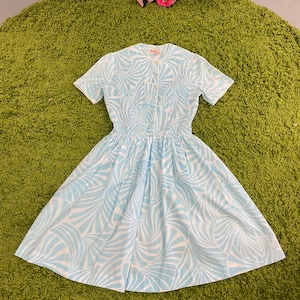 Authentieke vintage jaren 1950 Swirly-jurk!