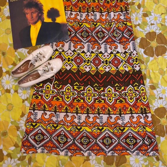 Authentic Vintage 60s Maxi Dress! - image 2
