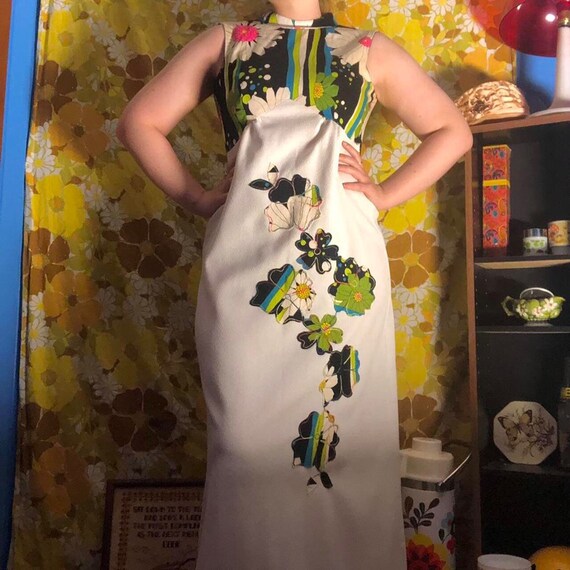 Authentic Vintage 60s Maxi Dress! - image 1
