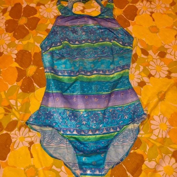 Authentic Vintage Early 70s Bathing Suit! Gem