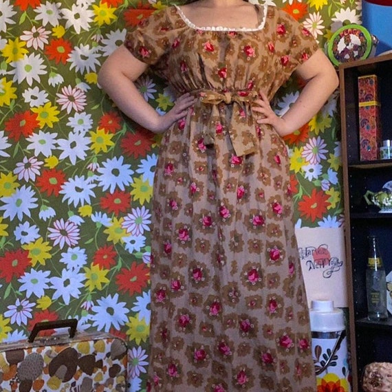 Authentic Vintage 70s Prairie Dress! - image 1