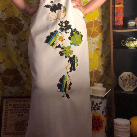 Authentic Vintage 60s Maxi Dress! - image 2