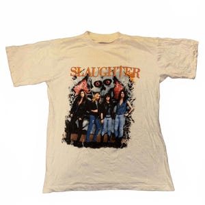 Authentic Vintage 1990's Slaughter Band T-shirt! - Etsy