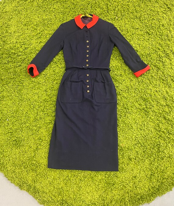 Authentic Vintage 60s Dress And Belt!