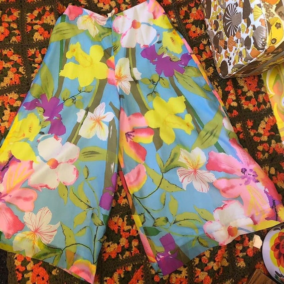 Authentic Vintage 60s Gaucho Palazzo Pants! Gem