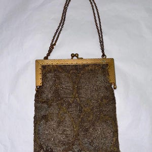 Authentic Antique 1920s Beaded French Purse!