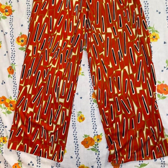 Authentic Vintage 70s Top And Pants Set! - image 3