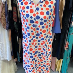 Autentico abito vintage a pois degli anni '60!