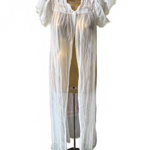 Authentic Vintage 1960s Sheer Robe!