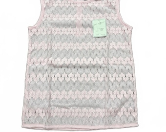 Authentieke vintage gebreide top uit de jaren 60!