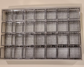 Set of 28 Perky Boxes for Thumbnail Mineral Displays