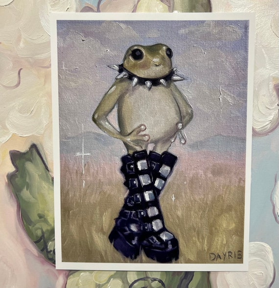 Frog in Boots- Prints - Etsy