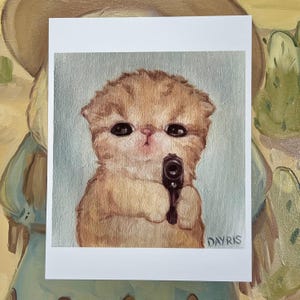Angry Kitty- Print